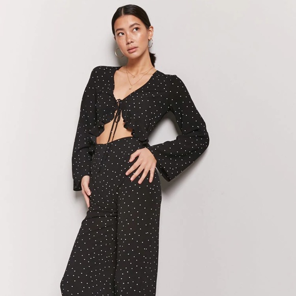 forever 21 polka dot jumpsuit